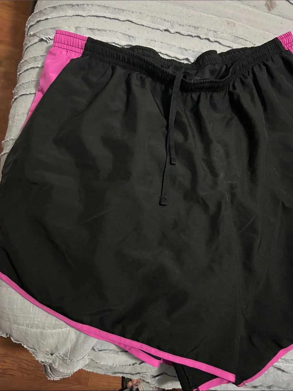 Nike Black Dri-FIT Top with Pink Detail